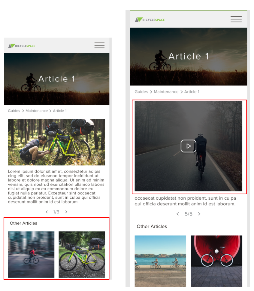 Guides page detail